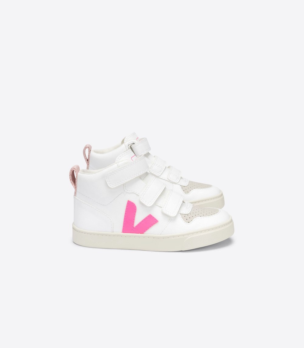 Veja Sneakers Kids - V-10 Mid Cwl - White - 5842GLZHE